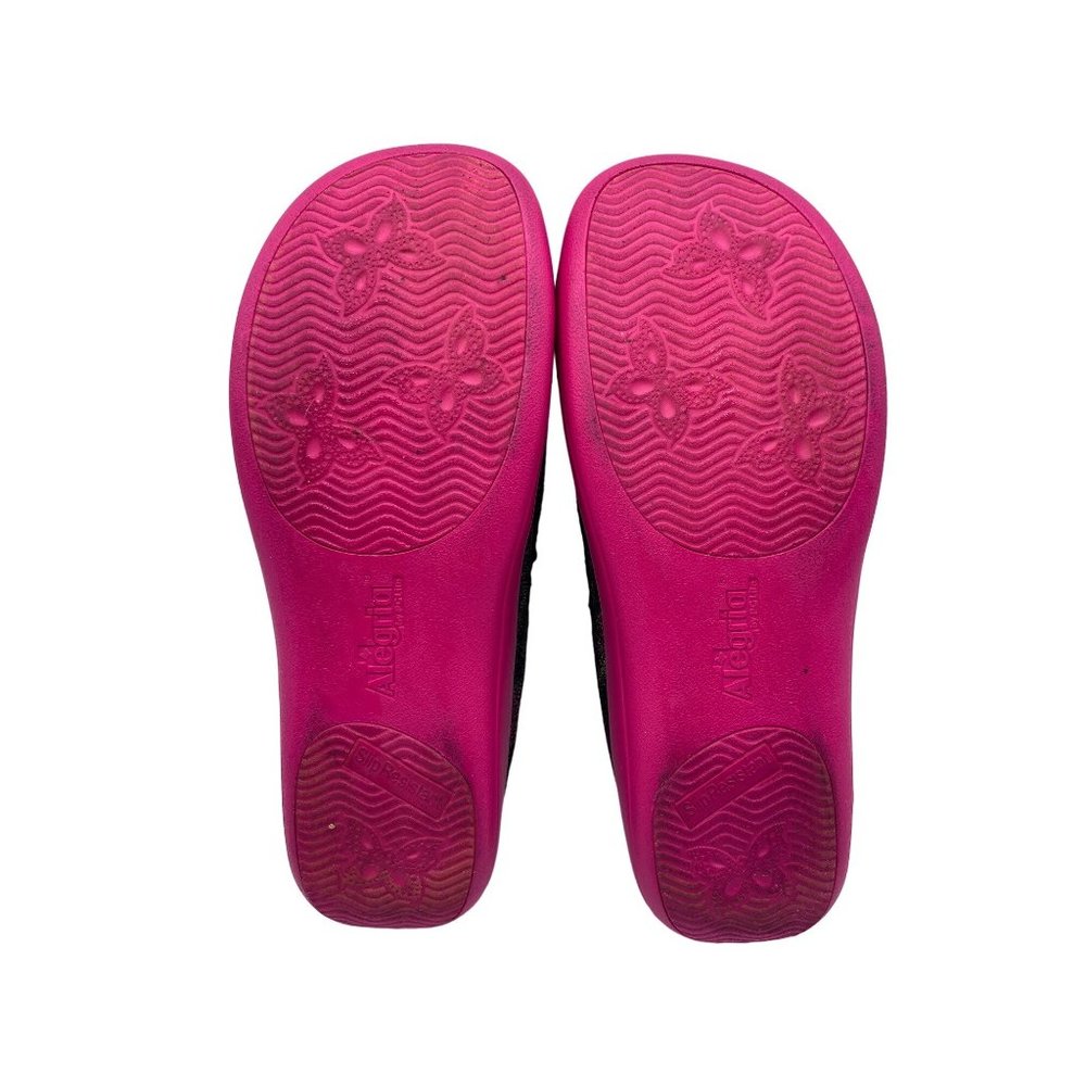 Alegria Floral slip-on Nursing Medical professional shoes women size 39 KAY-884 - Picture 5 of 9